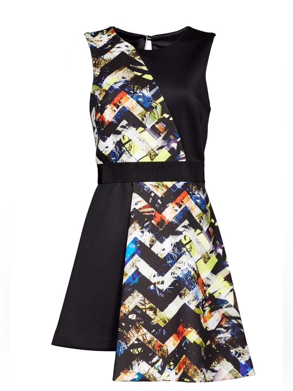 NWT Milly Zig zag Assymetrical Dress - 6